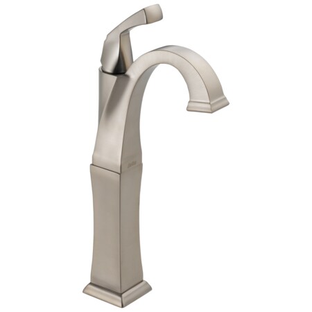 Delta Dryden Single Handle Vessel Bathroom Faucet Spotshield Stainless 751-SP-DST